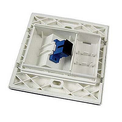 Priza perete 1 adaptor simplex SC/UPC TriBrer, echipata [1]