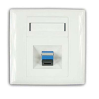 Lichidare stoc - Priza perete 1 adaptor simplex SC/UPC TriBrer, echipata
