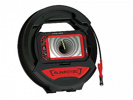 Camere Inspectie - RC3 camera pentru inspectie cu accesorii - 15m, RUNPOTEC