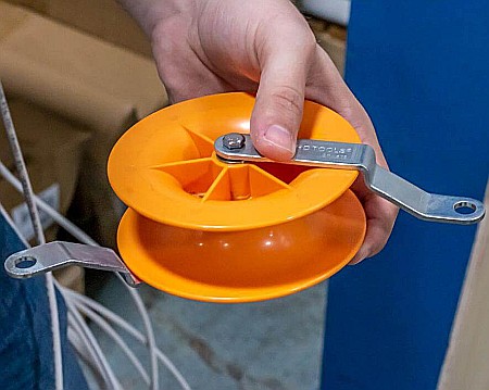 Pulley Set for Low Voltage Electrical, Network, & COAX Cables (2 pack) [2]