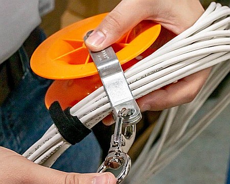Pulley Set for Low Voltage Electrical, Network, & COAX Cables (2 pack) [4]