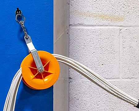 Pulley Set for Low Voltage Electrical, Network, & COAX Cables (2 pack) [8]