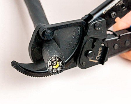 Ratcheting Cable Cutter, 500 MCM, JONARD [3]