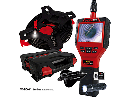 Camere Inspectie - RUNPOCAM RC 2 camera multifunctionala pentru inspectie cu accesorii - 30m, RUNPOTEC