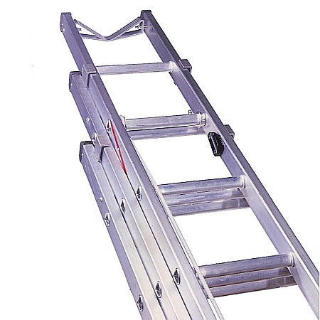 Scari din aluminiu - Scara aluminiu LYTE 3 tronsoane 5.96m (2.5m inchisa) Mills