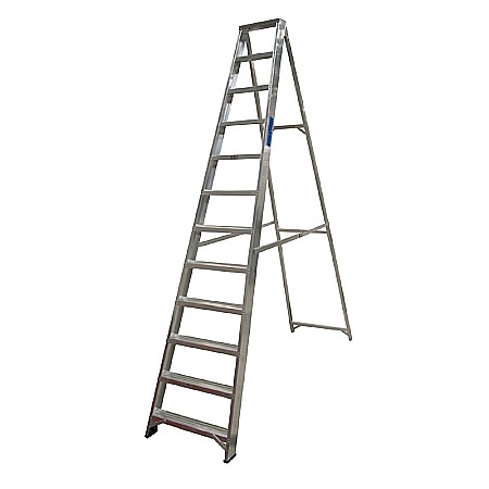 Scari din aluminiu - Scara aluminiu pliabila 12 trepte Class 1 Mills