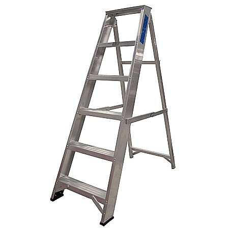 Scari din aluminiu - Scara aluminiu pliabila 6 trepte Mills