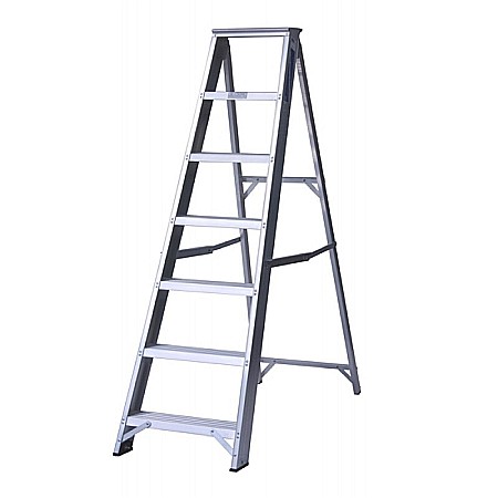 Scari din aluminiu - Scara aluminiu pliabila 7 trepte Mills