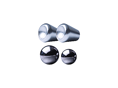 Accesorii tragatoare - Set 4 varfuri magnetice pentru tuburi de 16 – 32mm, conexiune RTG Ø 6mm, RUNPOTEC