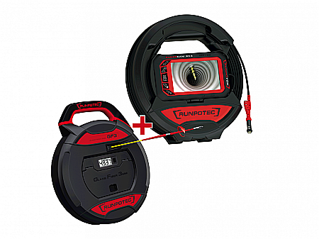 Camere Inspectie - Set: RC3 camera pentru inspectie cu accesorii - 15m + GF3 cu contor si accesorii - 30m, RUNPOTEC