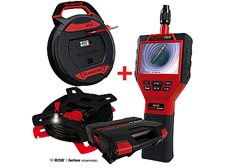 Camere Inspectie - SET: Runpocam RC2 - 30m + GF3 - 30m, RUNPOTEC