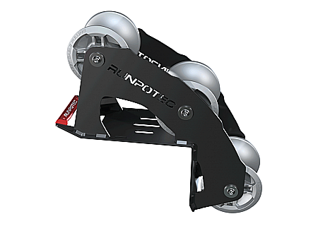 Ghidaje cabluri - Ghidaj cablu cu 3 role, Ø rola - 130mm, Ø cablu - max 100mm, 90 grade