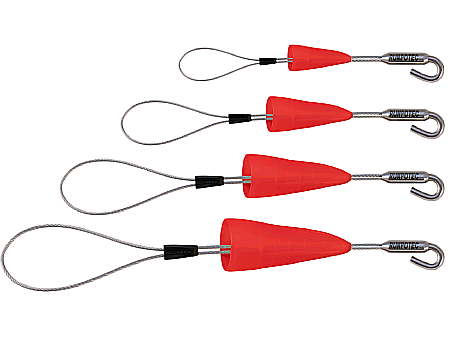 Solutii instalare cabluri - SET RUNPOFIX - Cablu de tragere cu protectie Ø 14, 17, 23, 30mm, cu carlig, RUNPOTEC