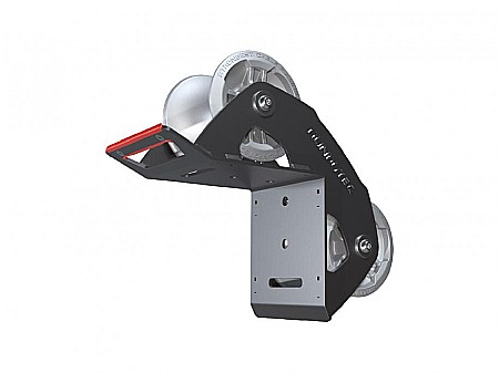 Ghidaj cablu cu 2 role, 90 grade, Ø rola 130 mm, Ø max cablu 100 mm, max 1500 kg [1]