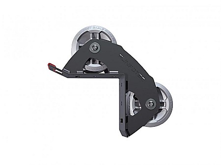 Ghidaj cablu cu 2 role, 90 grade, Ø rola 130 mm, Ø max cablu 100 mm, max 1500 kg [2]
