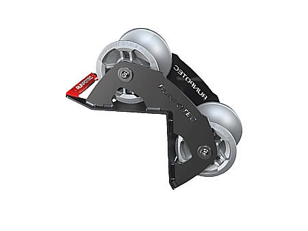 Ghidaje cabluri - Ghidaj cablu cu 2 role, 90 grade, Ø rola 130 mm, Ø max cablu 100 mm, max 1500 kg