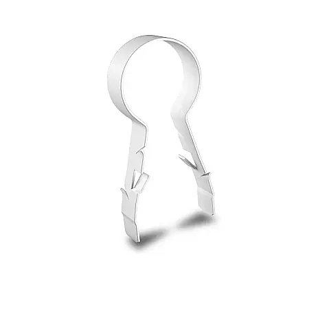 Cleme fixare perete - SUPERCLIP, Clema rapida metalica pentru fixare cabluri, alba, 18-20mm, LINIAN