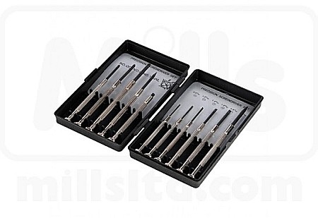 Surubelnite - Surubelnite de precizie (set 11 piese) Mills