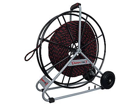 Solutii instalare cabluri - Tragator cablu din polyester Ø 8mm x 120m, max 1100kg, RUNPOTEC
