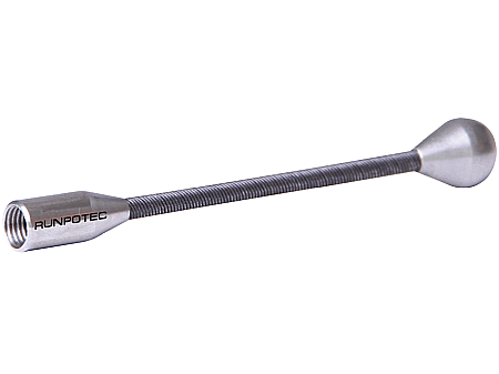 Accesorii tragatoare - Varf flexibil cu bila Ø 10mm, inox, conexiune RTG Ø 6mm, RUNPOTEC