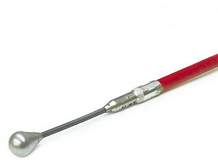 Varf flexibil cu bila Ø 13mm, inox, conexiune RTG Ø 6mm, RUNPOTEC [1]