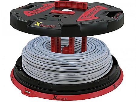 XB 500 T - Derulator tamburi universal cu extensie telescopica, Ø 80cm, greutate 800 kg, include 2 buc x 410mm RUNPOSTICKS bete pentru tragatoare Ø 7.5mm [4]