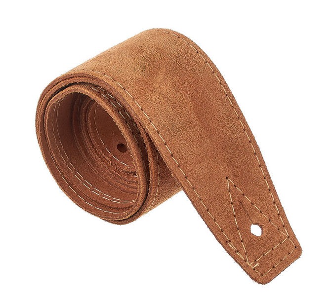 Curea de piele Harley Benton Guitar Suede Brown [1]