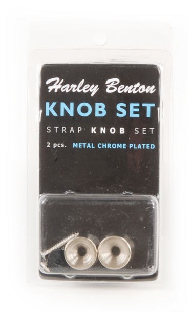 Harley Benton Strap Knob Set Chrome [4]