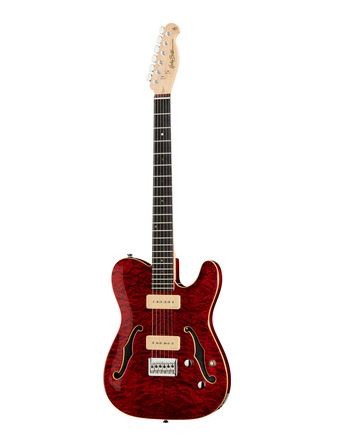 Harley Benton TE-90QM Trans Red [1]