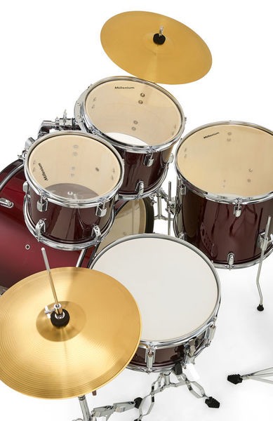 Millenium Focus 22 Drum Set Red [5]