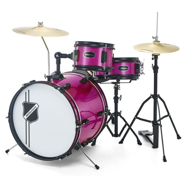 Millenium Youngster Drum Set Pink Sparkle [1]