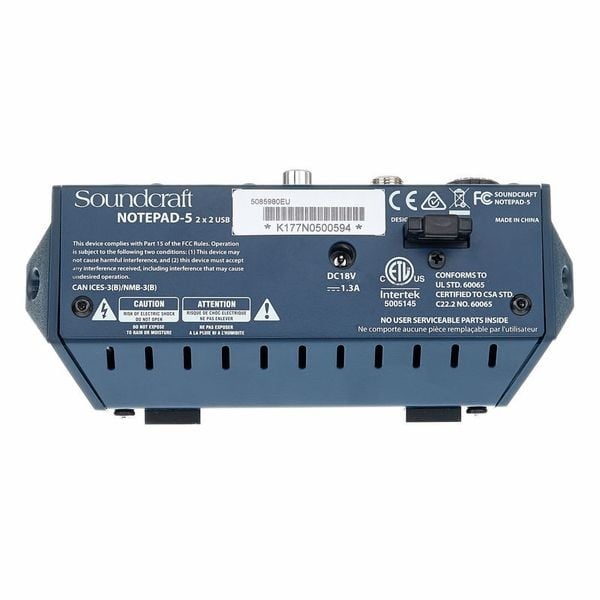 Mixer Soundcraft Notepad-5 [3]