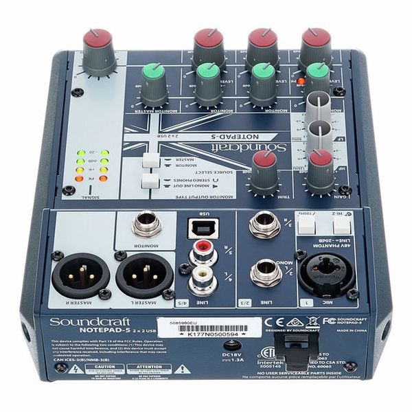 Mixer Soundcraft Notepad-5 [2]