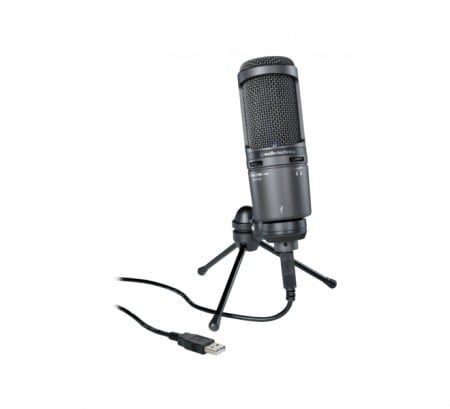 Microfoane podcast, USB, iOS / Android - Audio-Technica AT2020 USB+