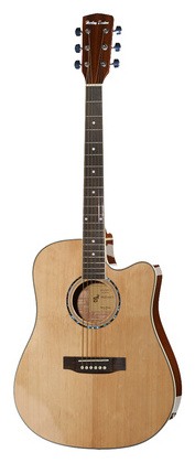 Chitare electrice, acustice, clasice si bas - Chitara acustica Harley Benton D-120CE NT