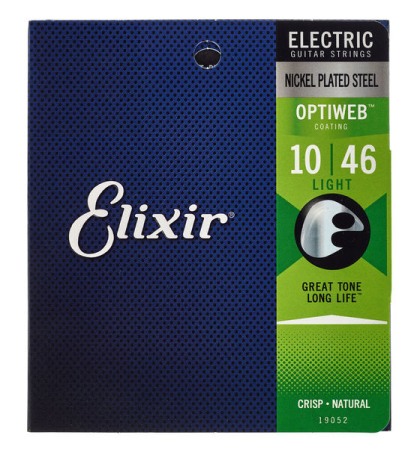 Chitare electrice, acustice, clasice si bas - Corzi de chitara Elixir Optiweb 19052 Light