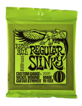 Chitare electrice, acustice, clasice si bas - Corzi pentru chitara Ernie Ball 2221
