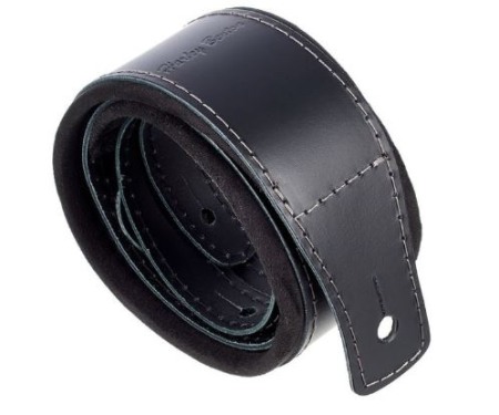 Curea de piele captusita Harley Benton Neagra [1]