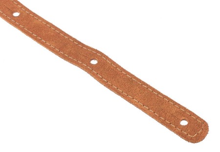 Curea de piele Harley Benton Guitar Suede Brown [2]
