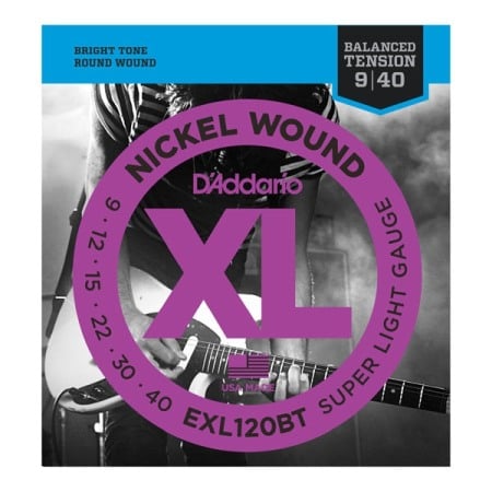 Chitare electrice, acustice, clasice si bas - D'addario EXL120 Balanced Tension 09-40