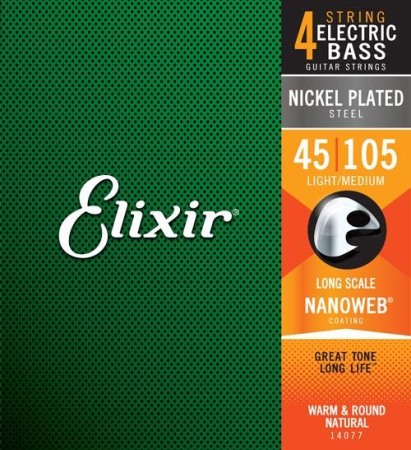 Chitare electrice, acustice, clasice si bas - Elixir Nanoweb Long Scale 14077