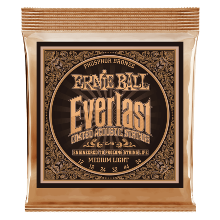 Chitare electrice, acustice, clasice si bas - Ernie Ball 2546 Everlast Ph. Bronze 12-54