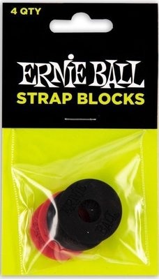 Diverse accesorii - Ernie Ball 4603 Strap Blocks Black and Red