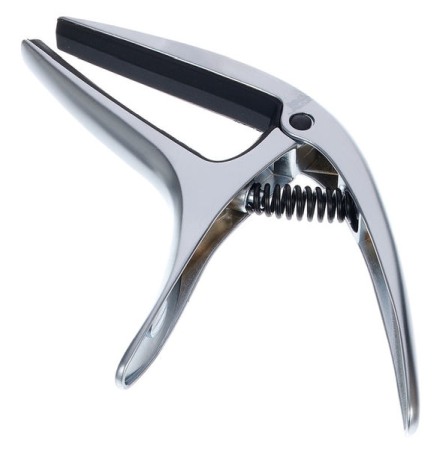 Chitare electrice, acustice, clasice si bas - Ernie Ball Axis Capo Silver Capodastru