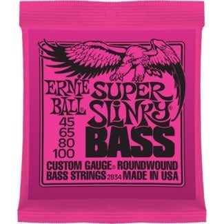 Chitare electrice, acustice, clasice si bas - Ernie Ball Super Slinky Bass 2834