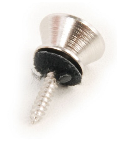 Harley Benton Strap Knob Set Chrome [1]