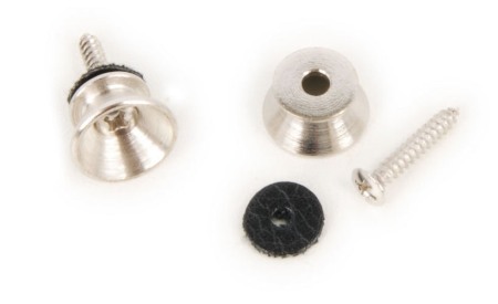 Harley Benton Strap Knob Set Chrome [2]