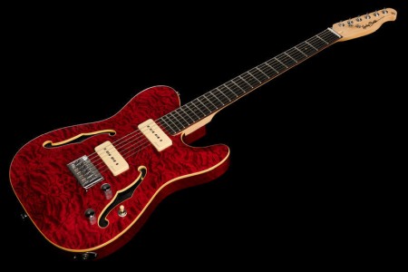 Harley Benton TE-90QM Trans Red [3]