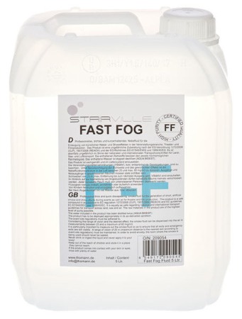 Lumini si scene - Lichid de fum Stairville Fast Fog Fluid 5l - CO2 Effect