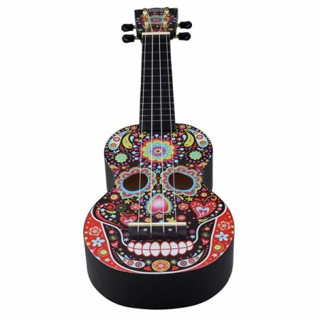 Mahalo Skull Ukulele Day of the Dead [2]